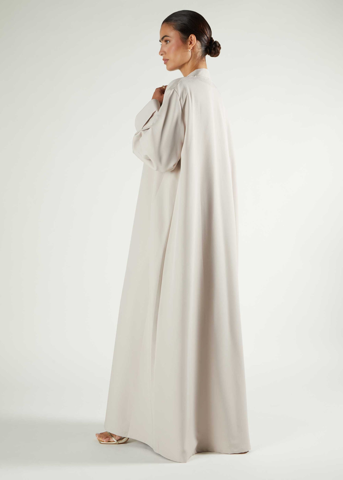 Twin Set Abaya Nude