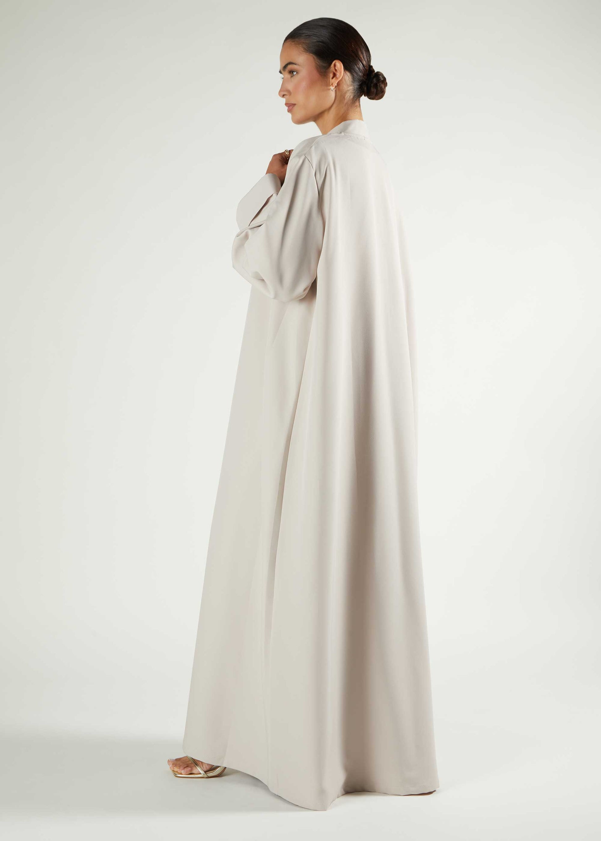 Twin Set Abaya Nude