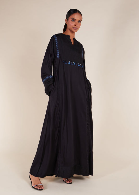 Tatreez & Tassels Abaya - Final Sale