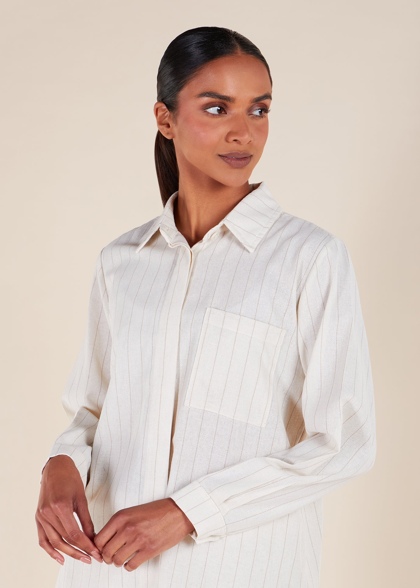 Muji Co-Ord Set Off White - Final Sale