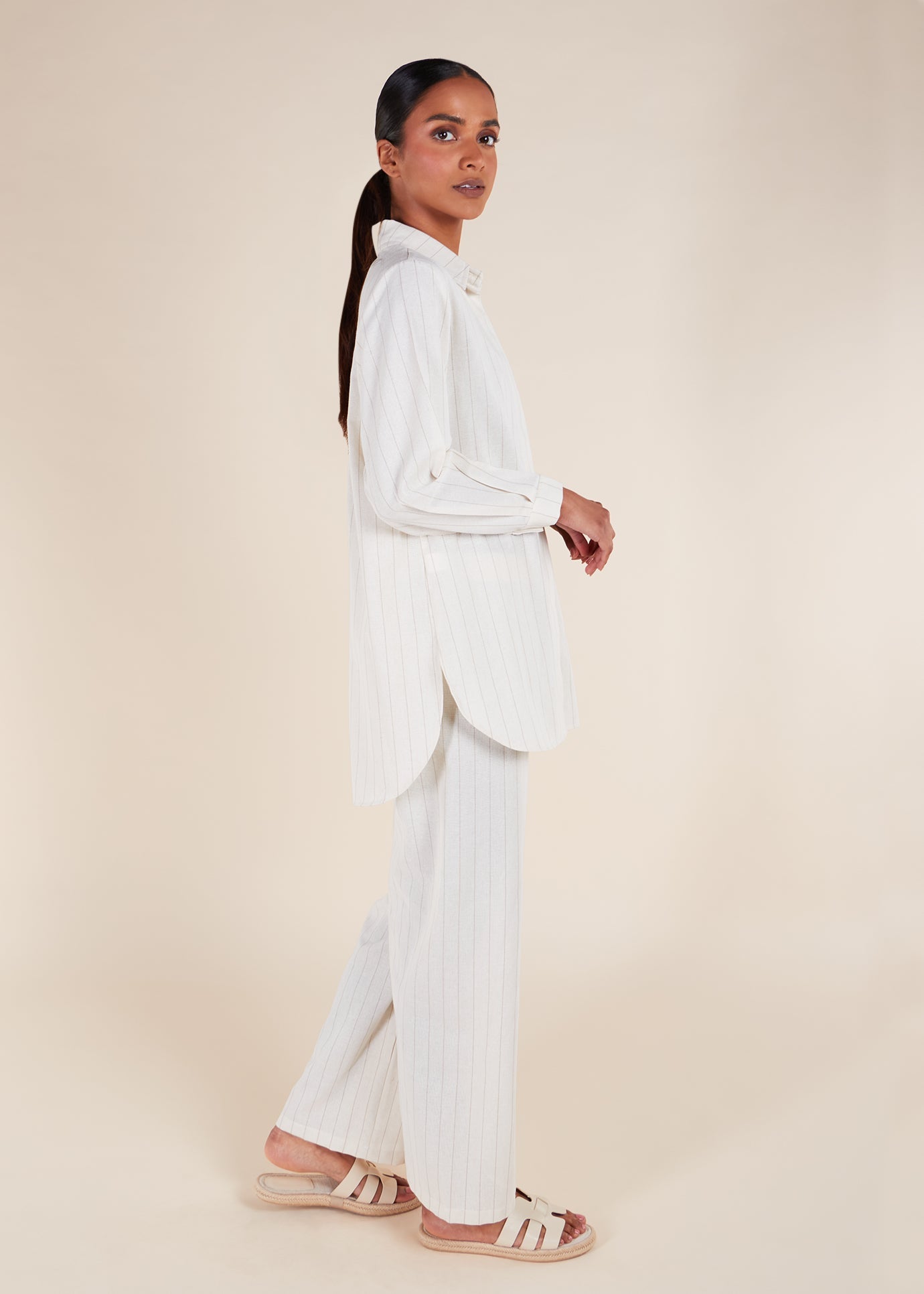 Muji Co-Ord Set Off White - Final Sale