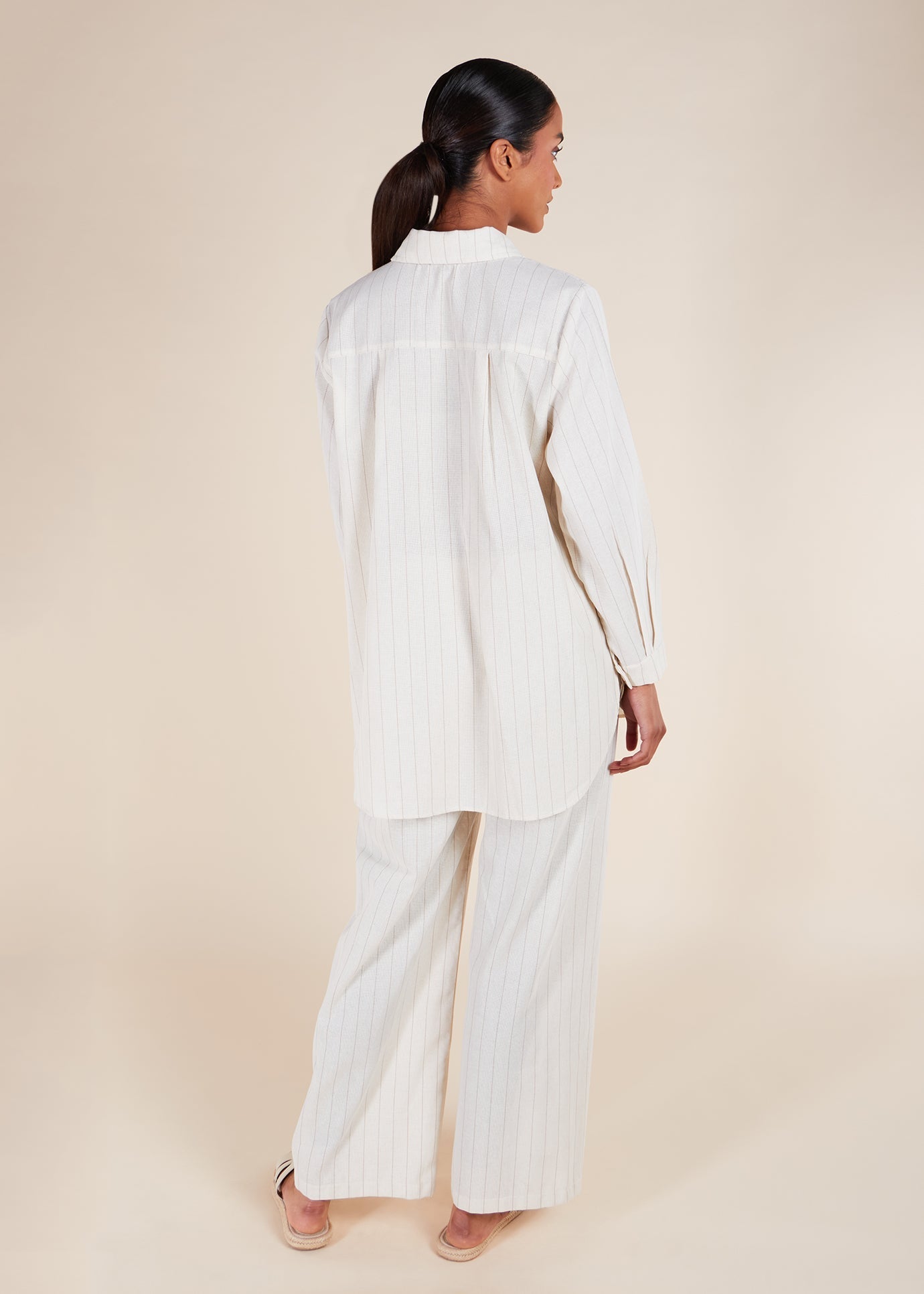 Muji Co-Ord Set Off White - Final Sale