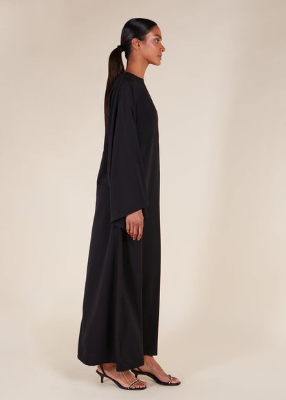 Simple Seam Abaya Black - Final Sale