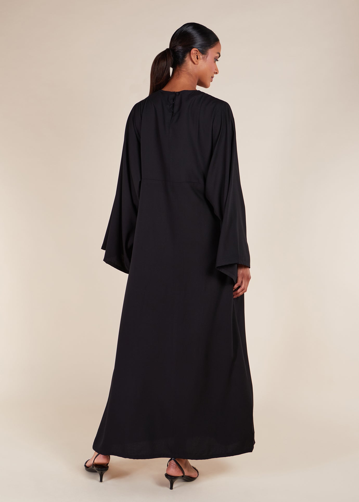 Simple Seam Abaya Black - Final Sale