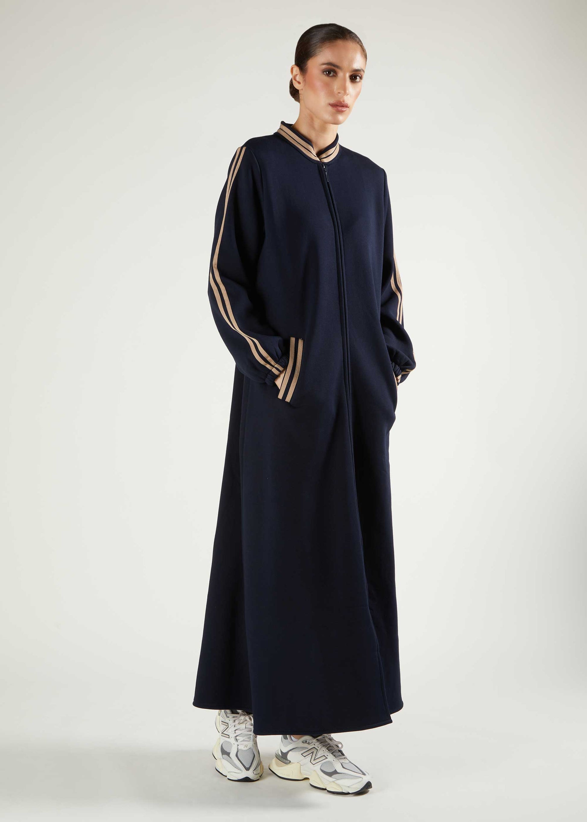 Varsity Abaya Navy - Final Sale