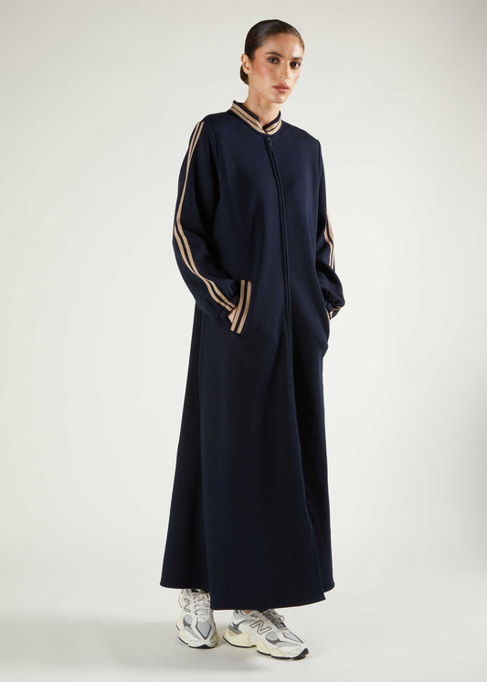 Varsity Abaya Navy - Final Sale