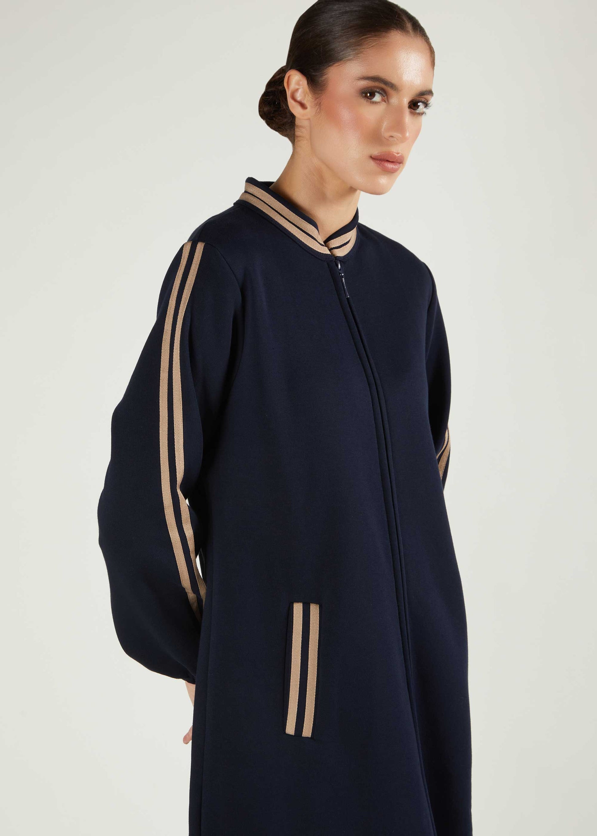 Varsity Abaya Navy - Final Sale
