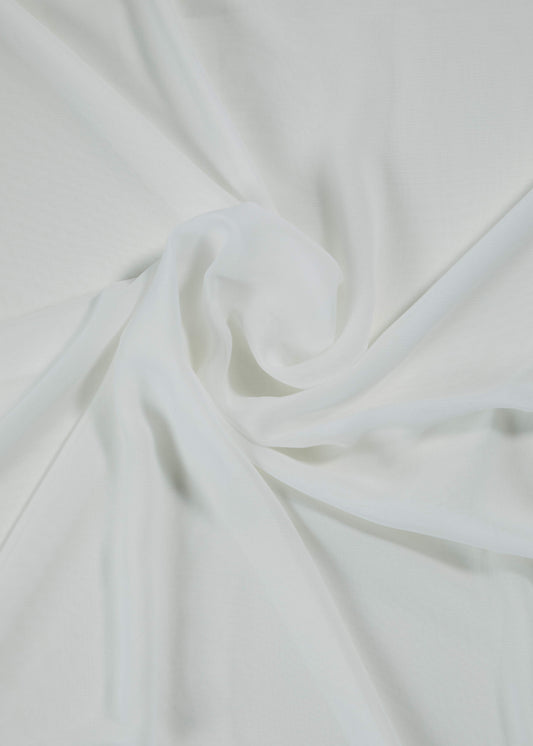 White Chiffon Hijab