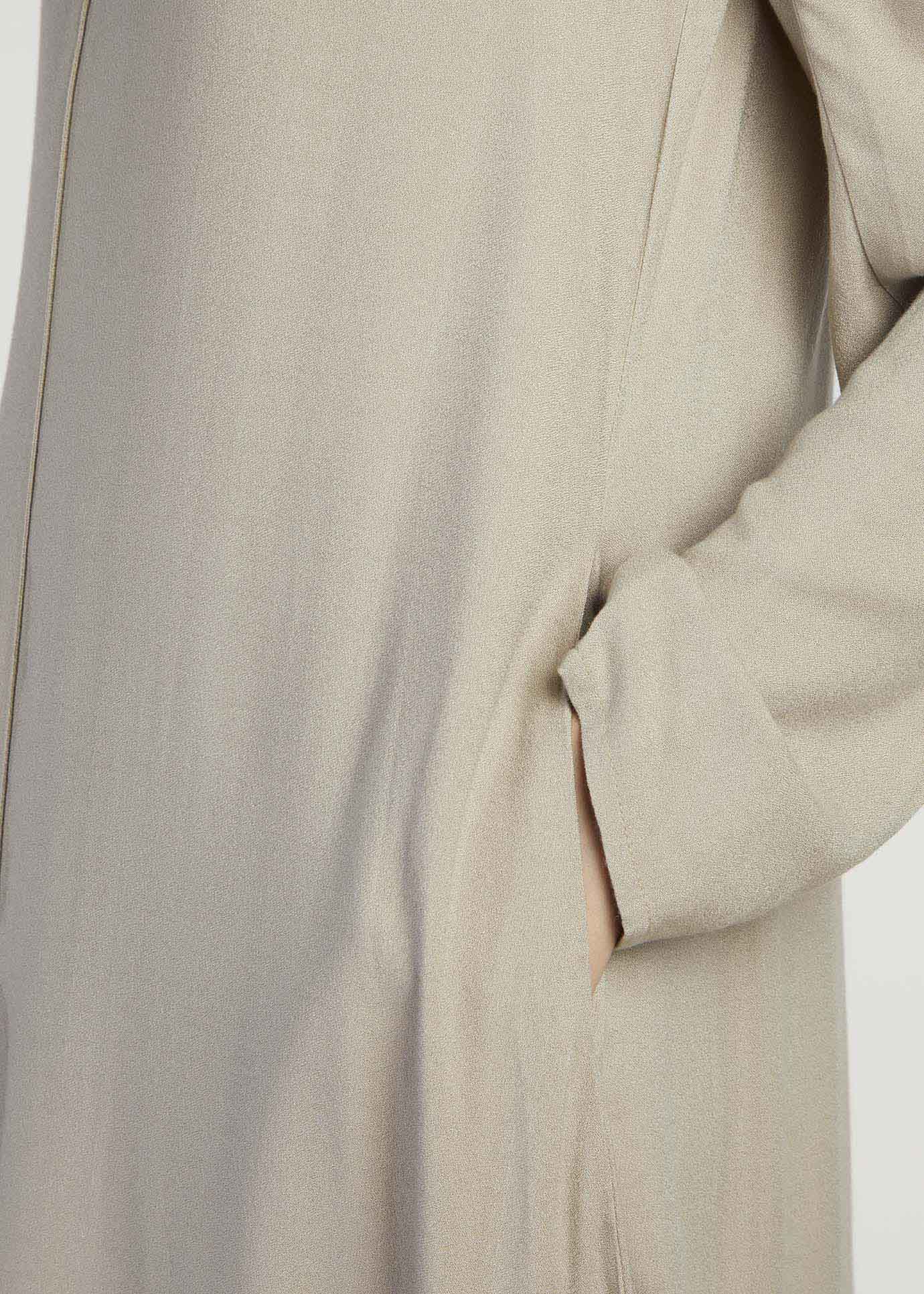 Long Line Abaya Grey