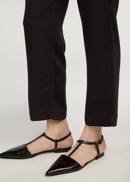 Wide Leg Trousers Black