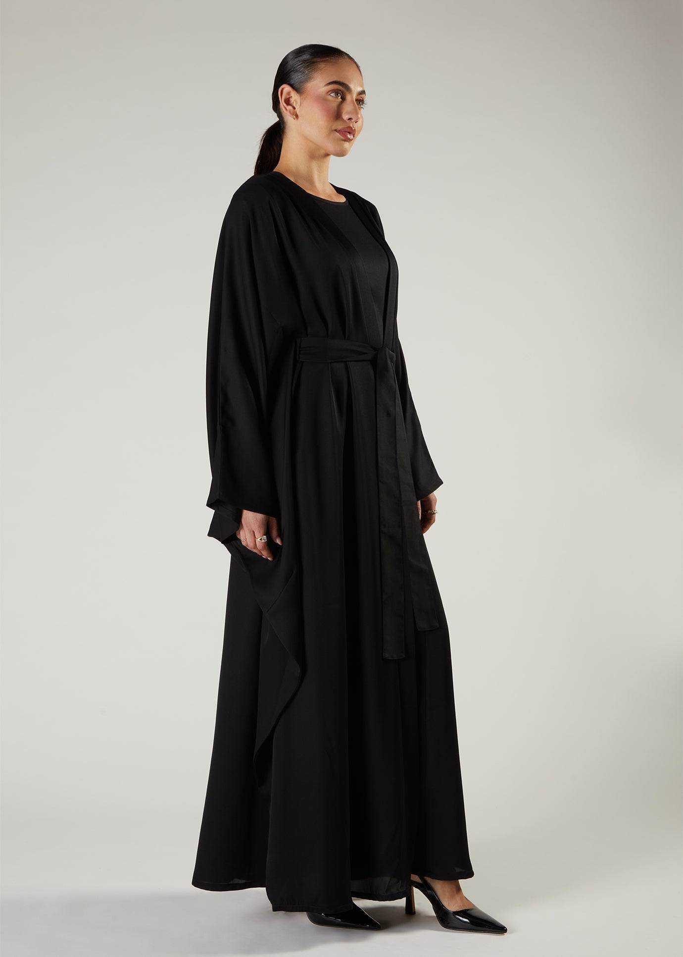 Floaty Kimono Black