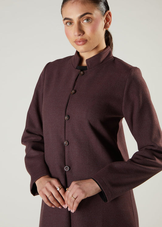 Amie Coat Plum