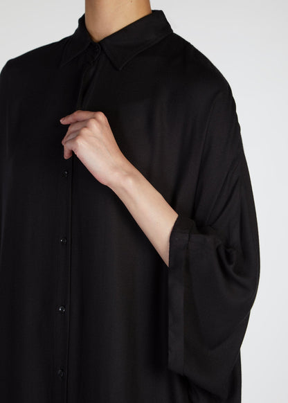 Shirted Kaftan Black