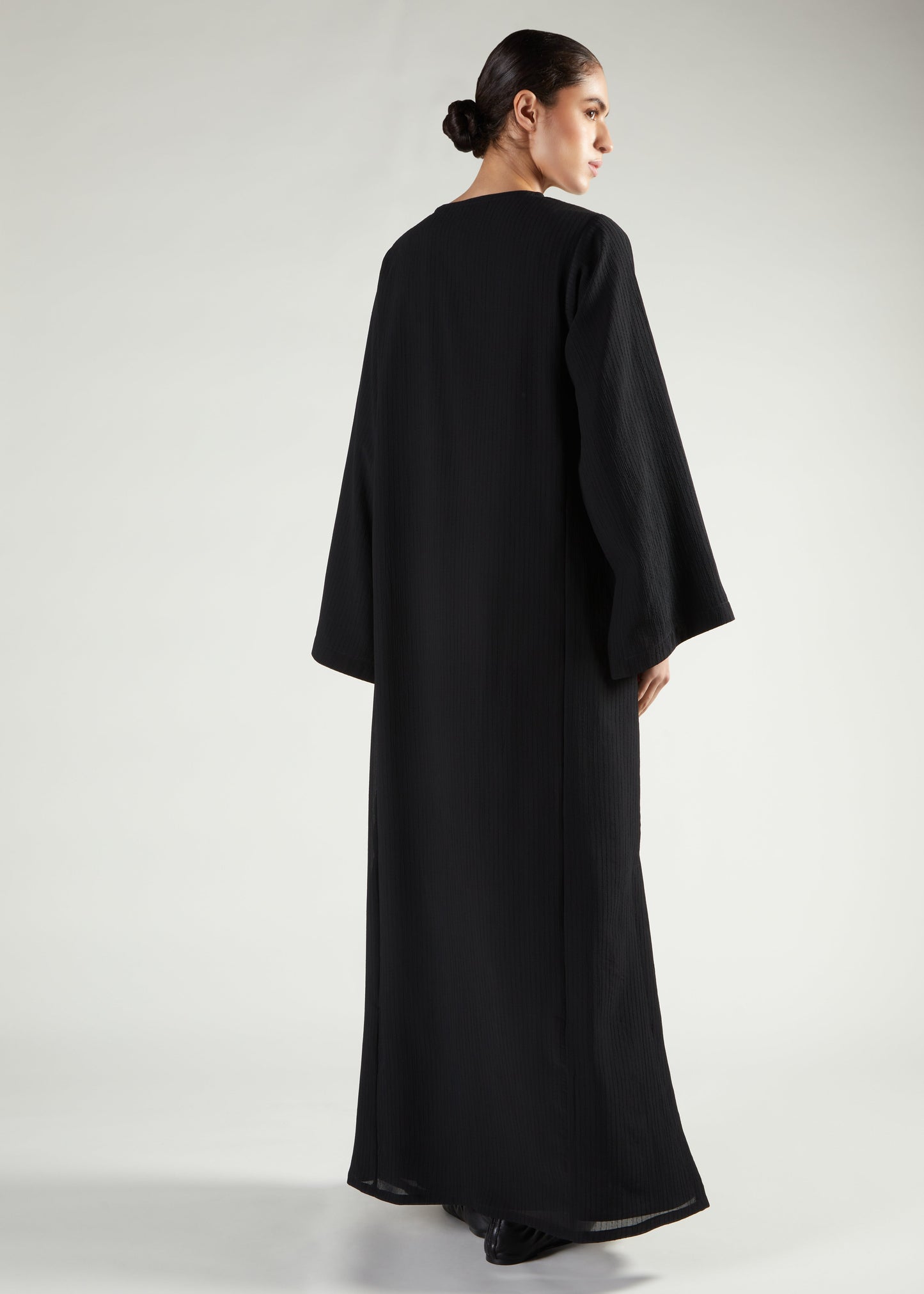 Side Slit Abaya Black - Final Sale