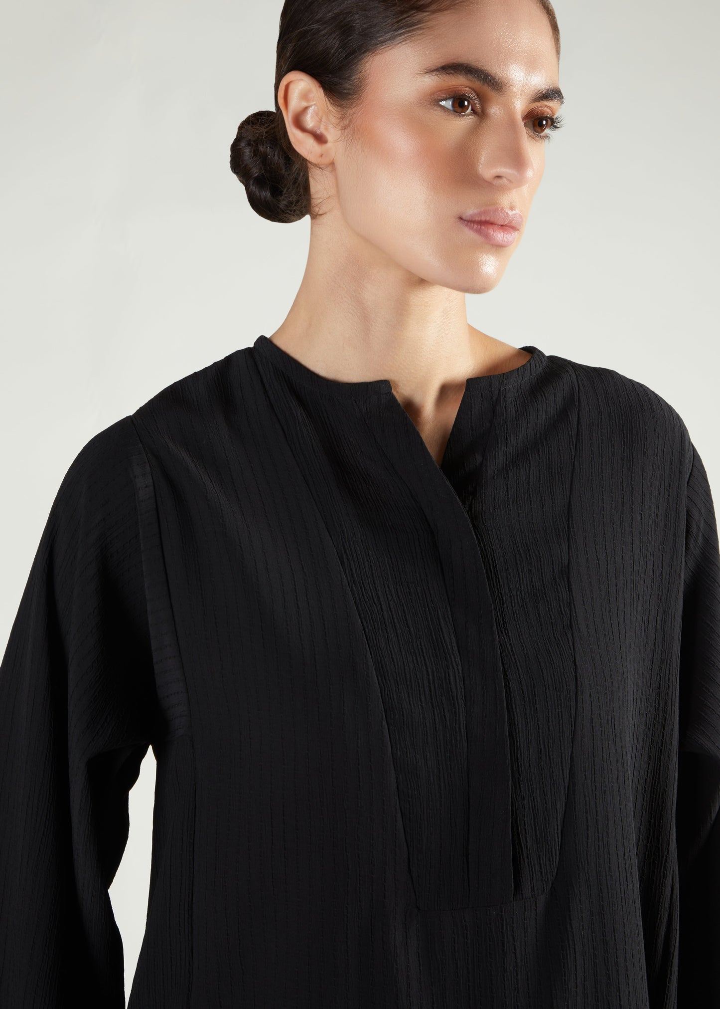 Side Slit Abaya Black - Final Sale
