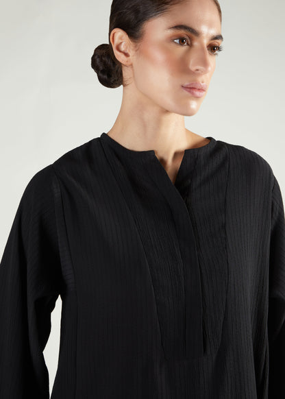 Side Slit Abaya Black - Final Sale