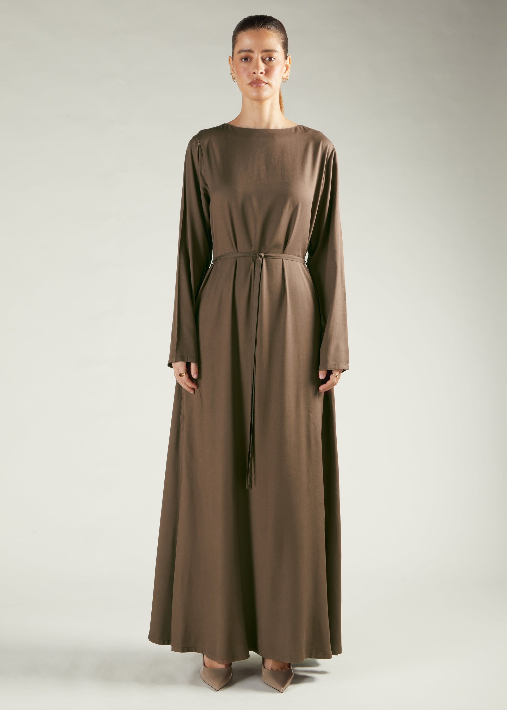 A Line Abaya Coffee