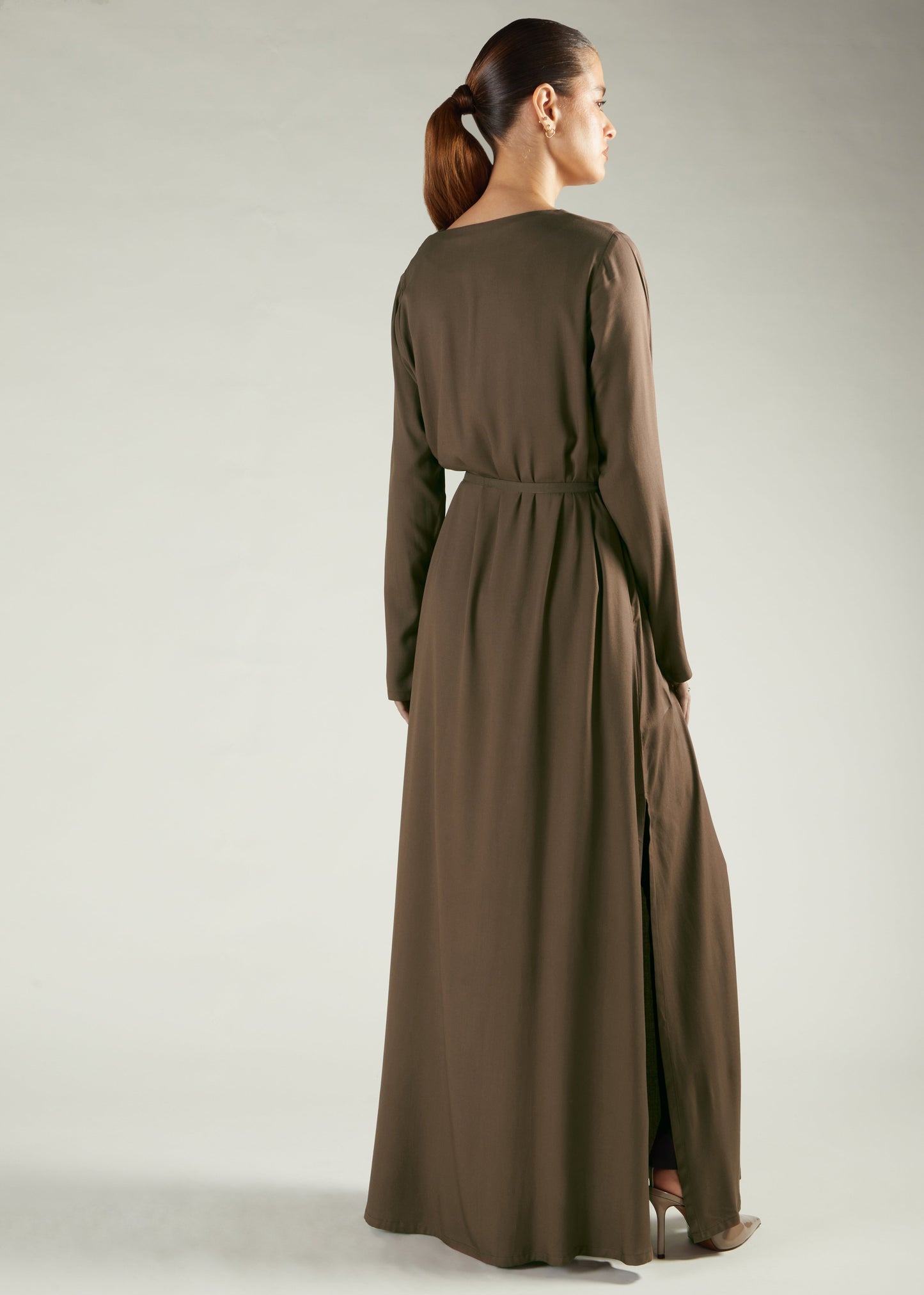 A Line Abaya Coffee