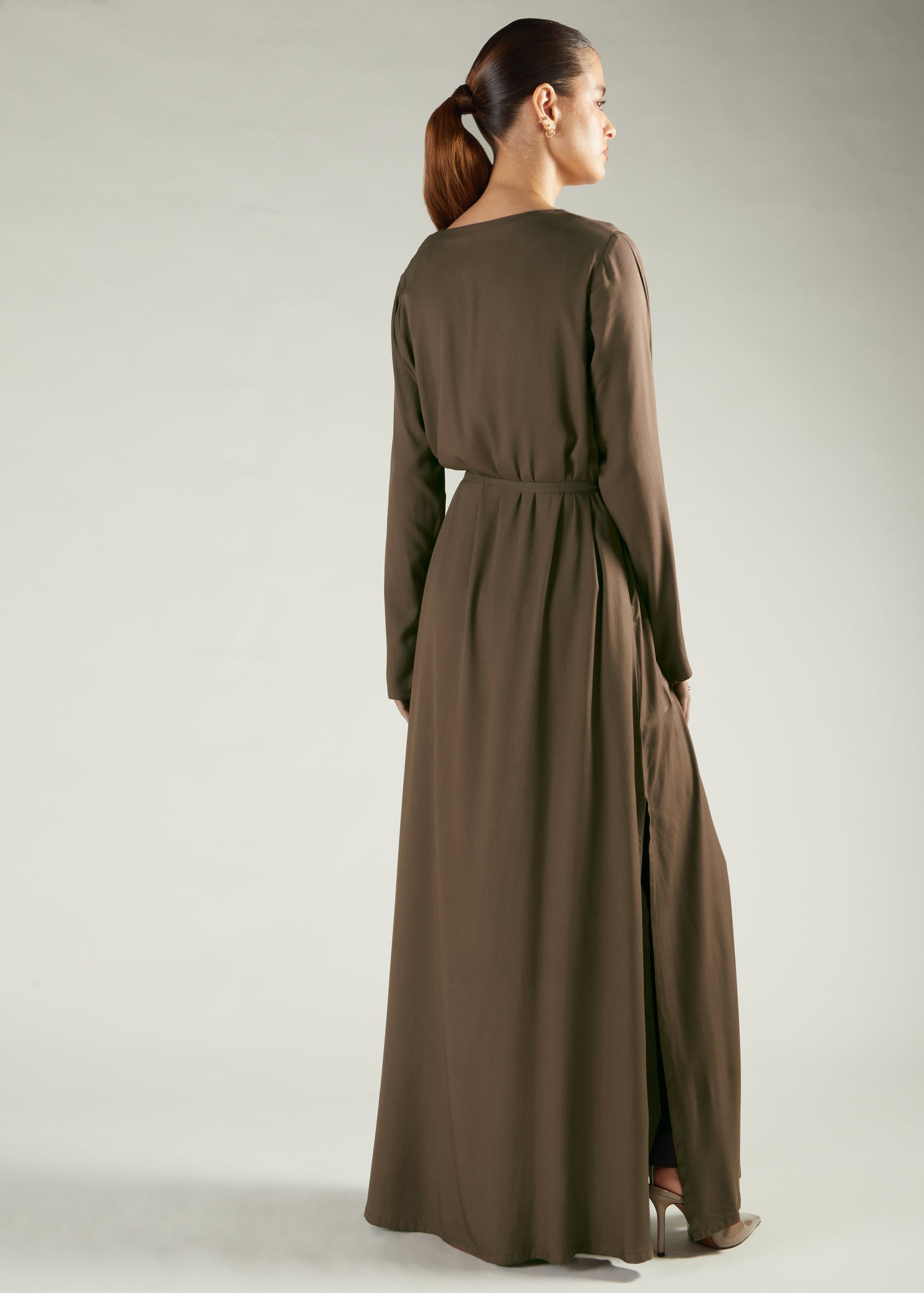 A Line Abaya Coffee