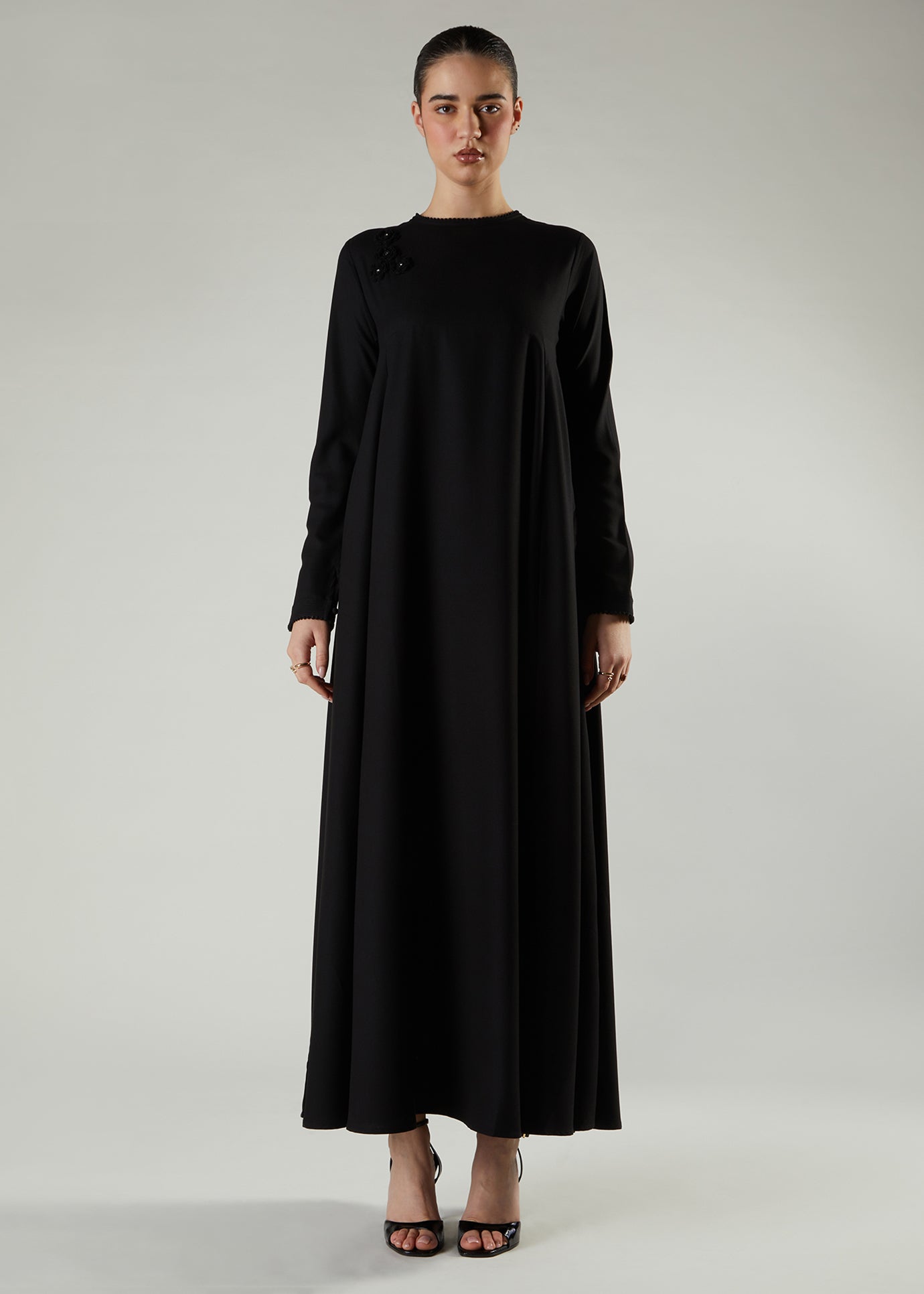 Crochet Flare Abaya