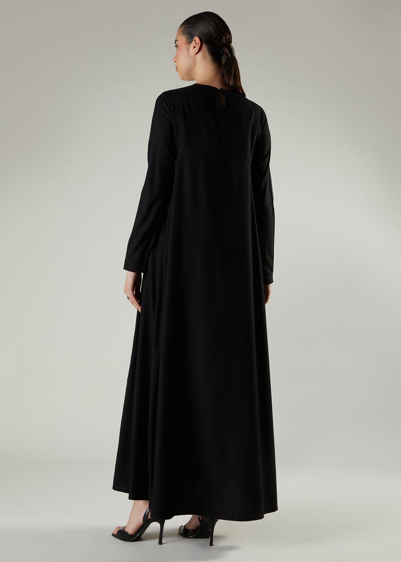 Crochet Flare Abaya