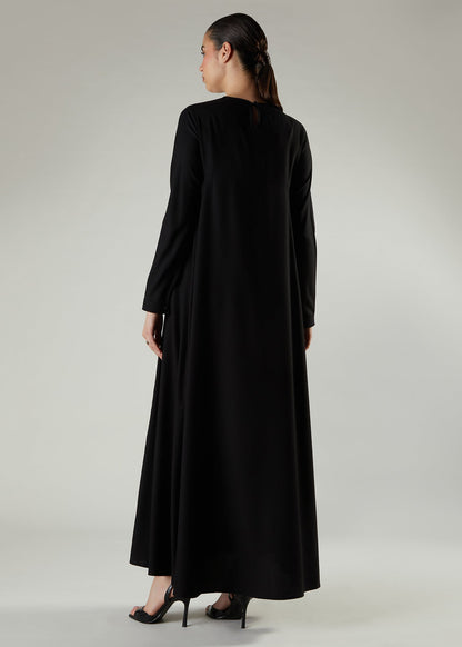 Crochet Flare Abaya