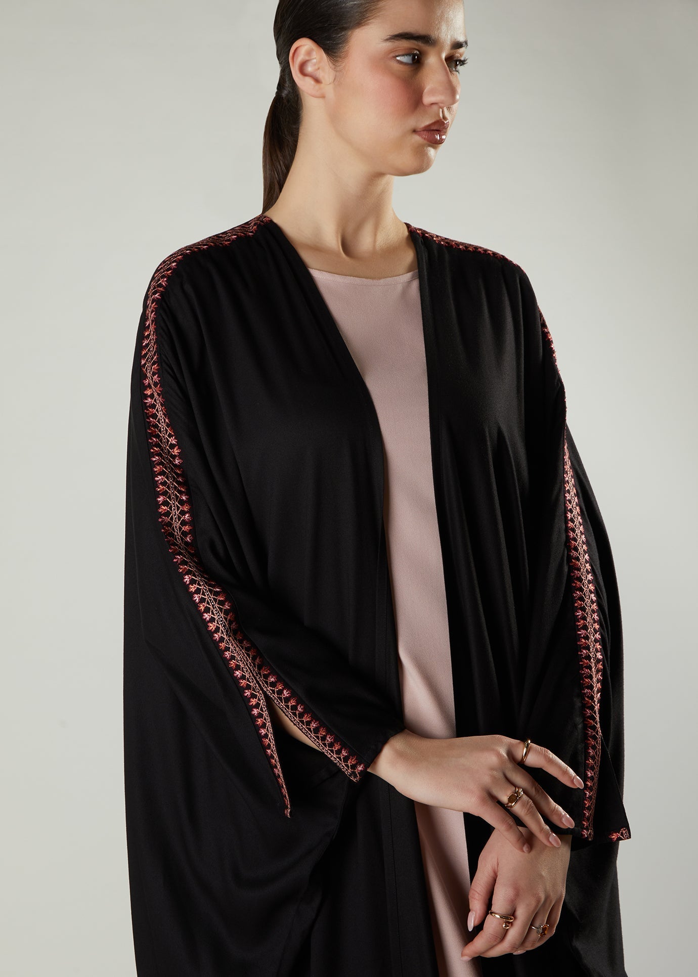 Saffron Open Abaya