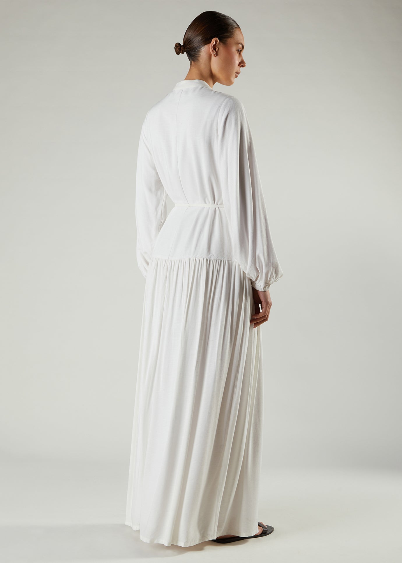 White Layered Maxi
