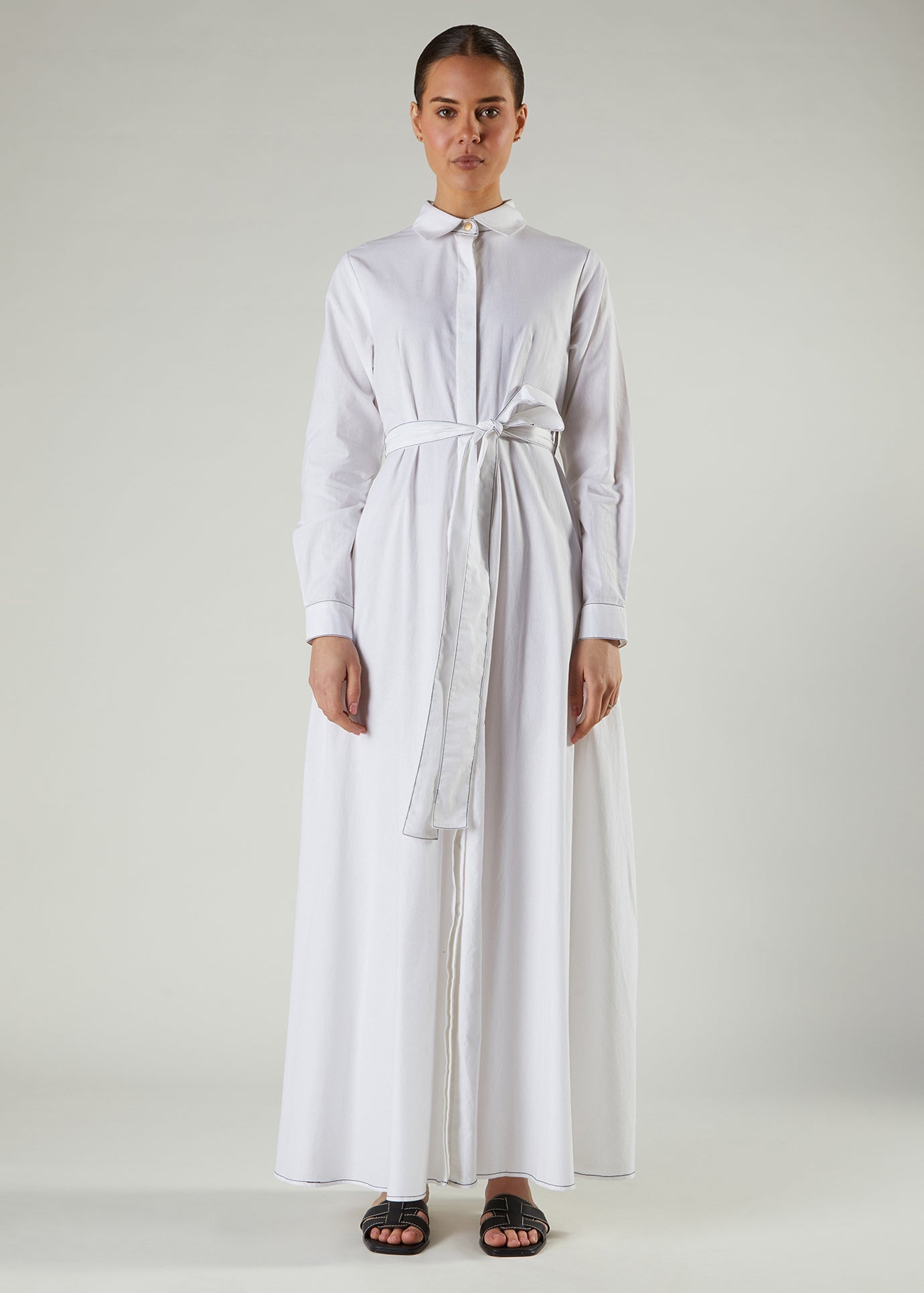 White Cotton Maxi