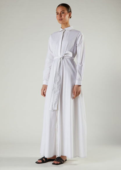White Cotton Maxi