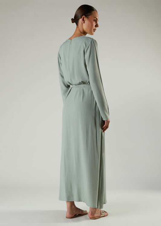 Green Tea Cowl Abaya