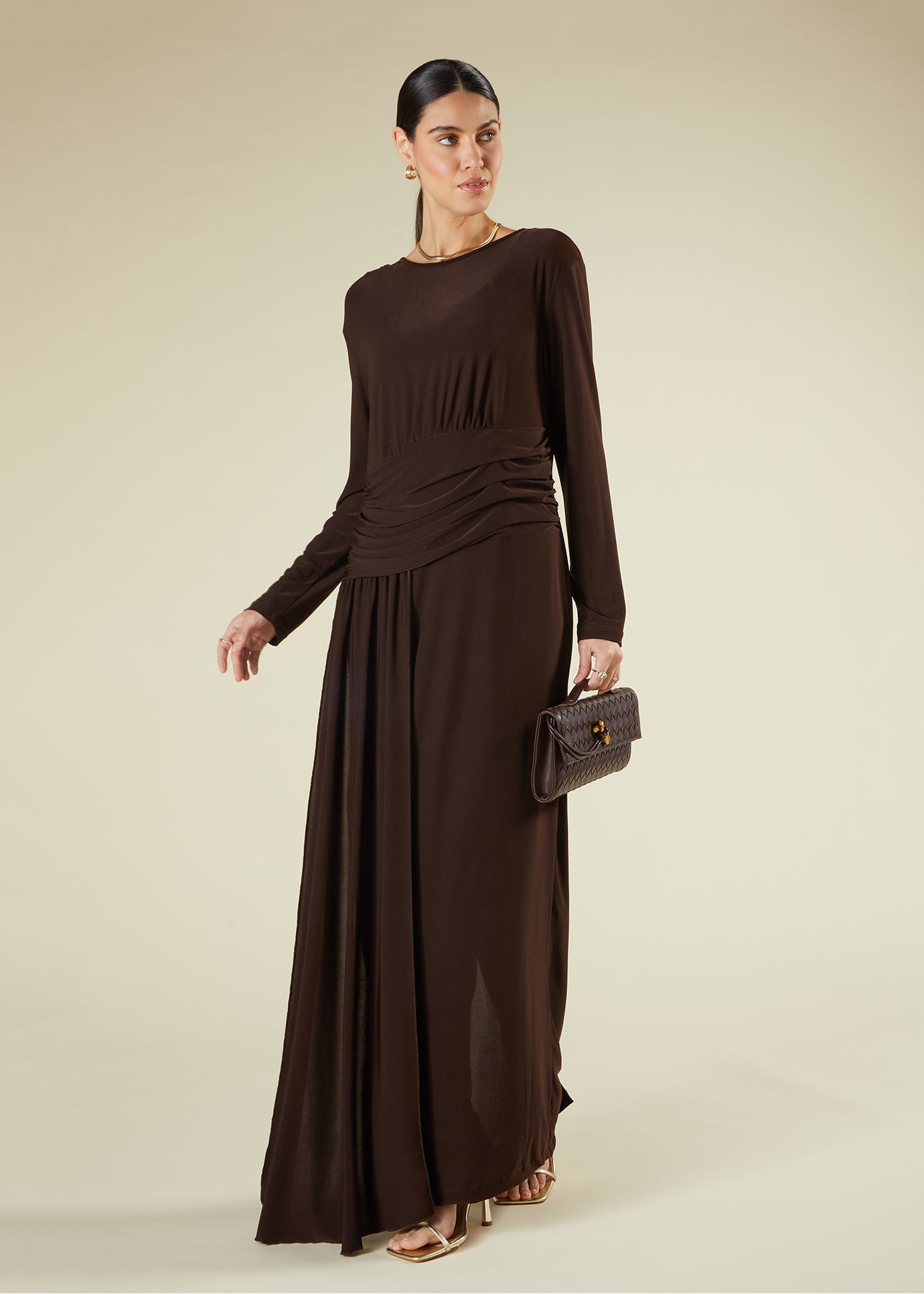 Alaia Maxi Brown