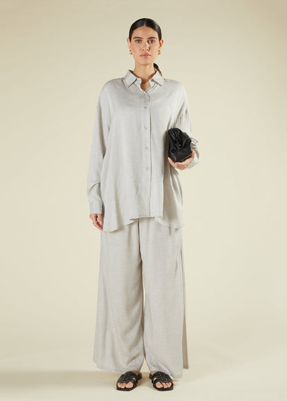 Cotton Co-Ord Set Grey