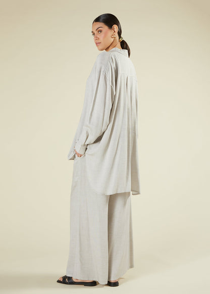 Cotton Co-Ord Set Grey