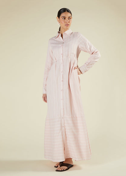 Pink Rock Shirted Maxi