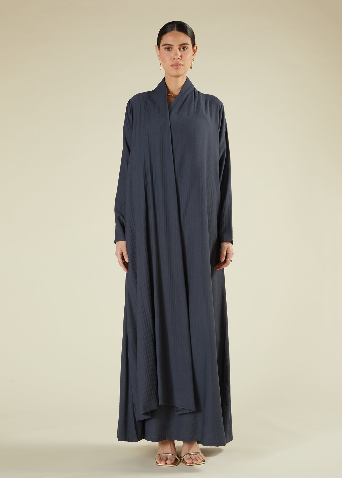 Cobalt Blue Wrap Abaya