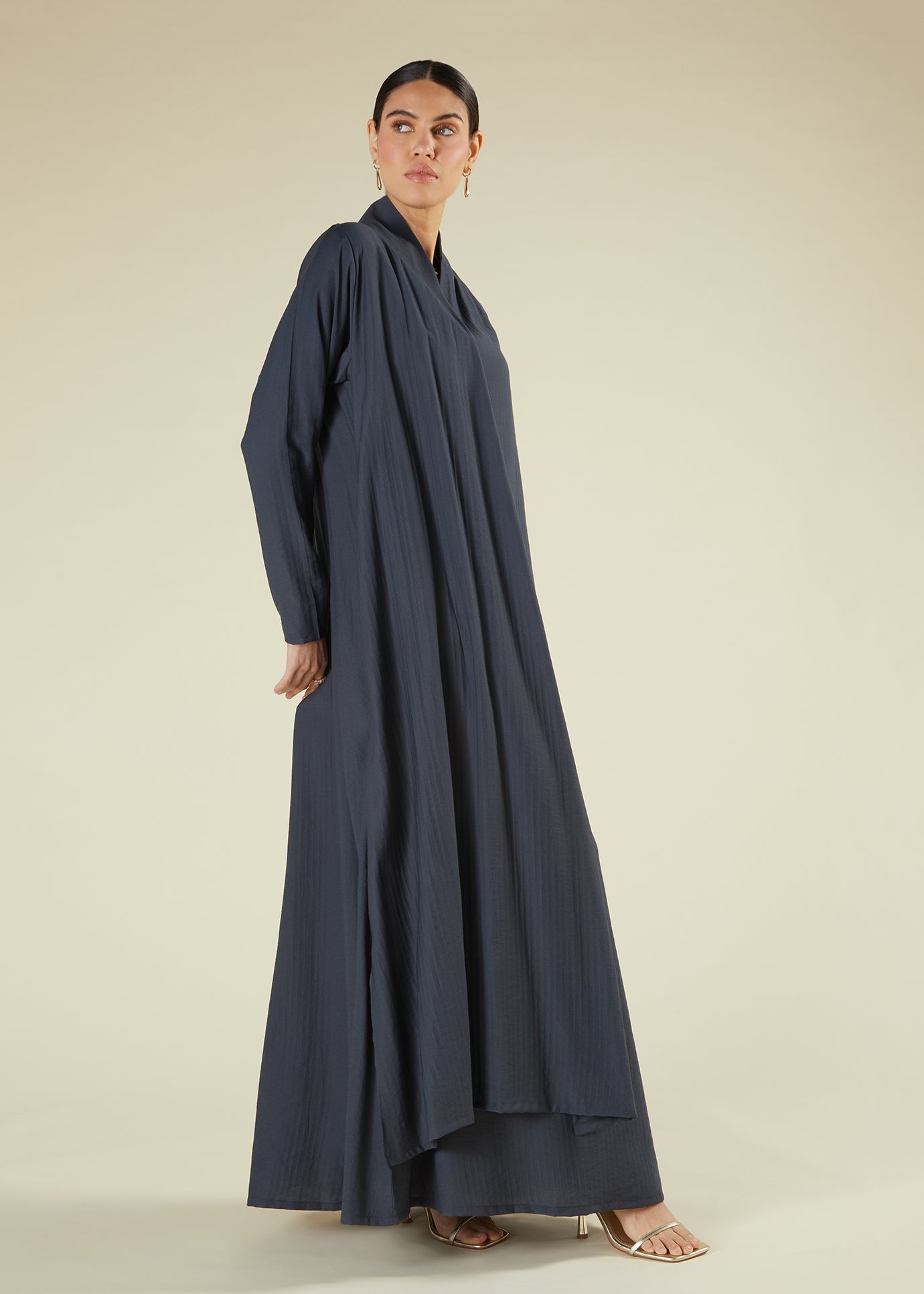 Cobalt Blue Wrap Abaya