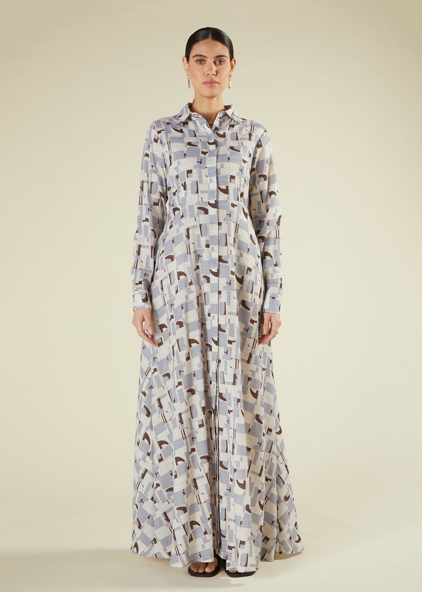 Blue Retro Maxi
