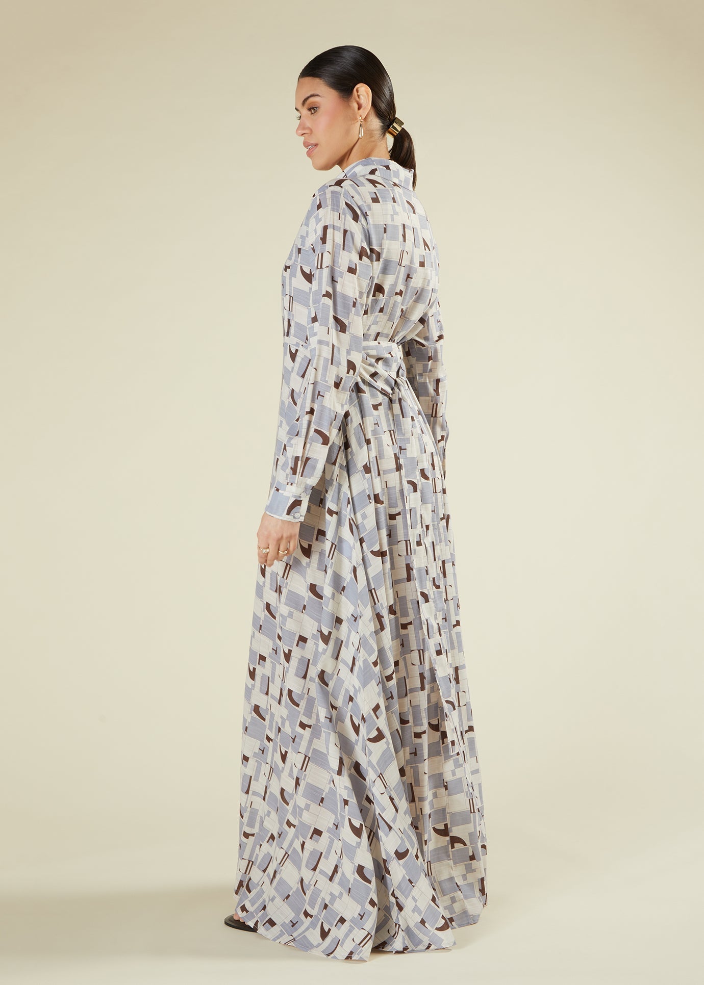 Blue Retro Maxi