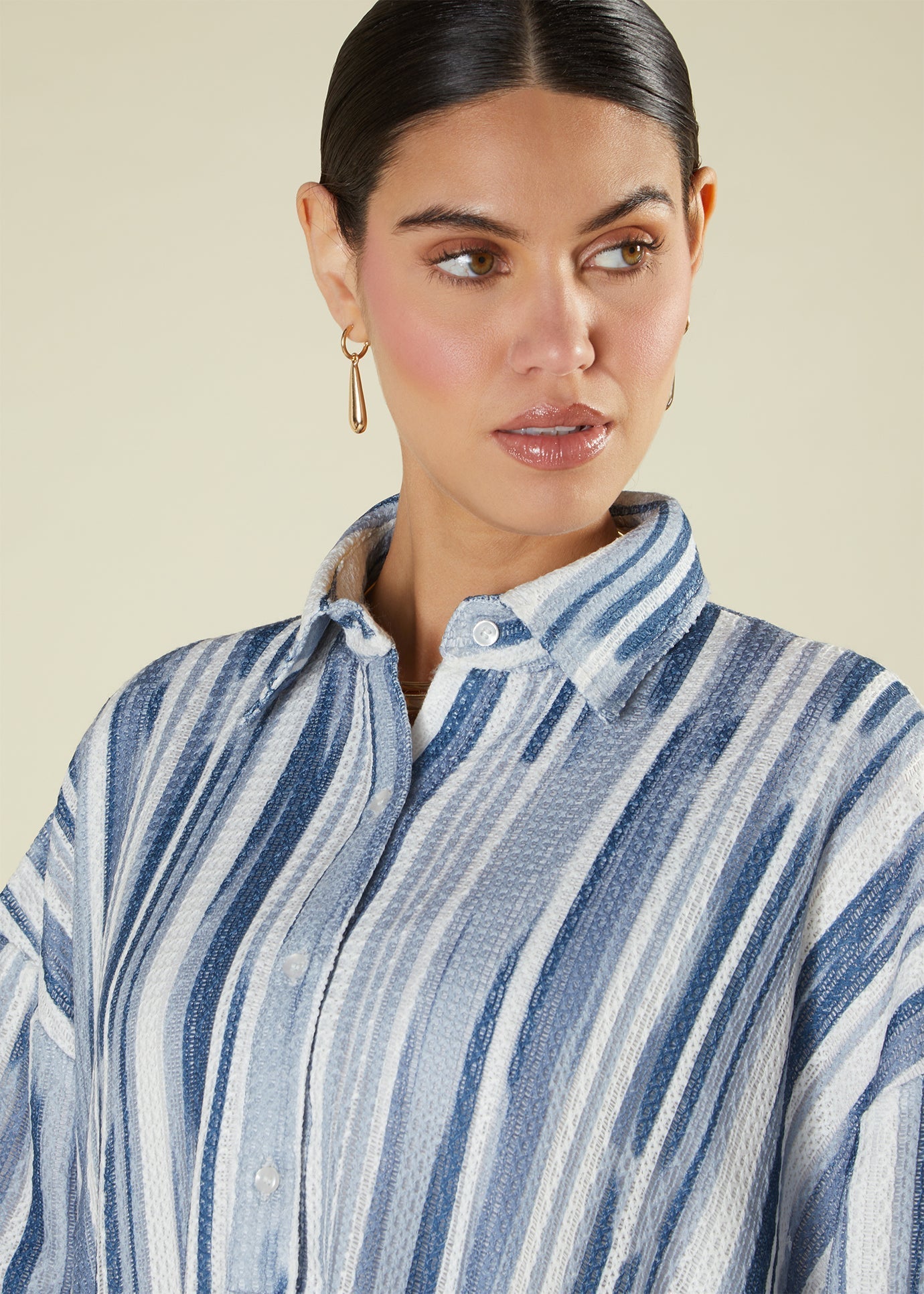 Sky Line Crochet Kaftan