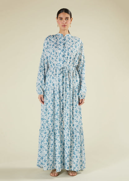 Blue Flower Maxi