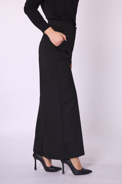 Wide Leg Pants With Pockets
