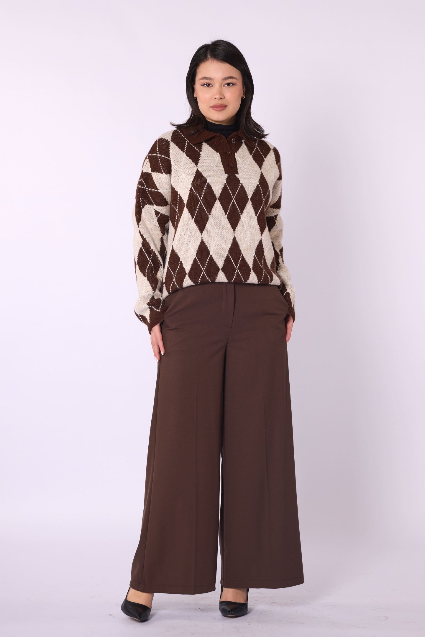 Wide Leg Pants With Pockets