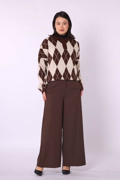Wide Leg Pants With Pockets