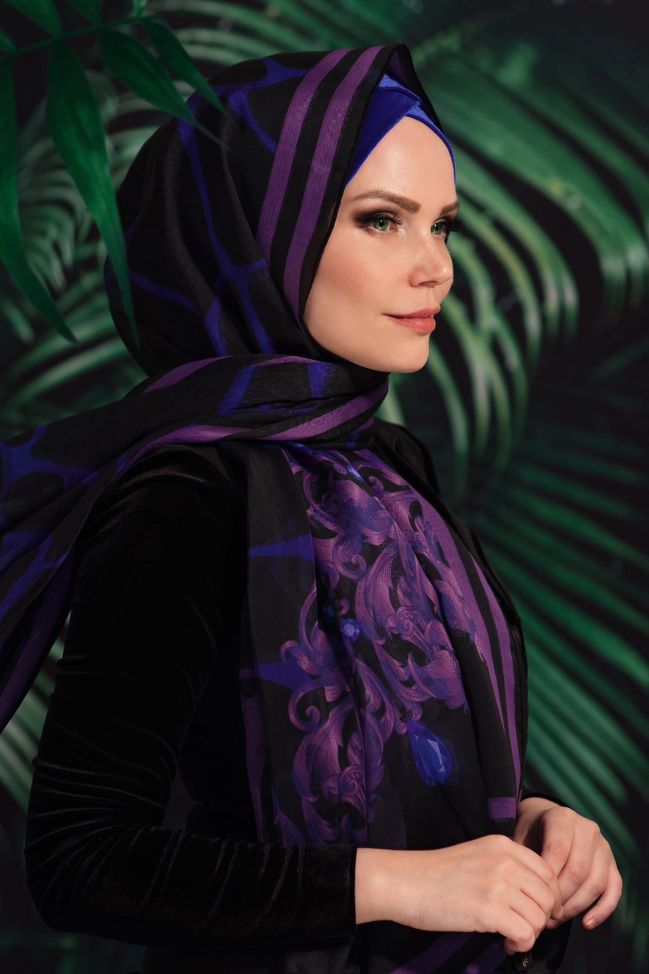 ADELIYA Chiffon Hijab with design prints