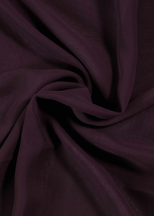 Brinjal Crepe Hijab