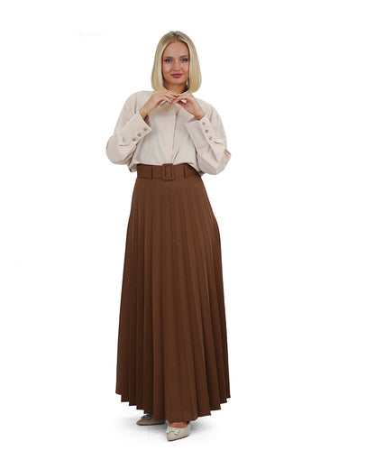 Plissé skirt