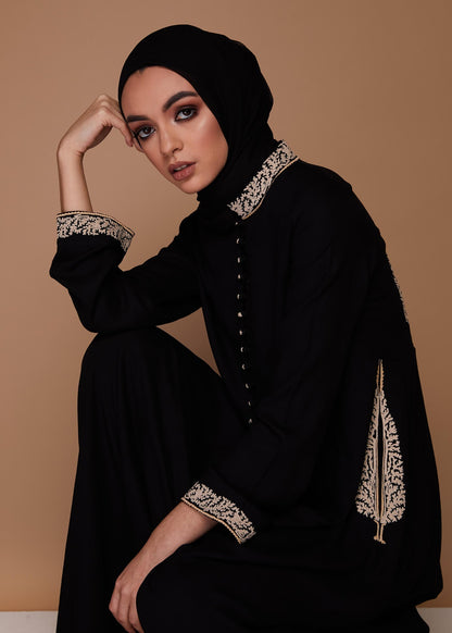Cypress Tree Abaya Black