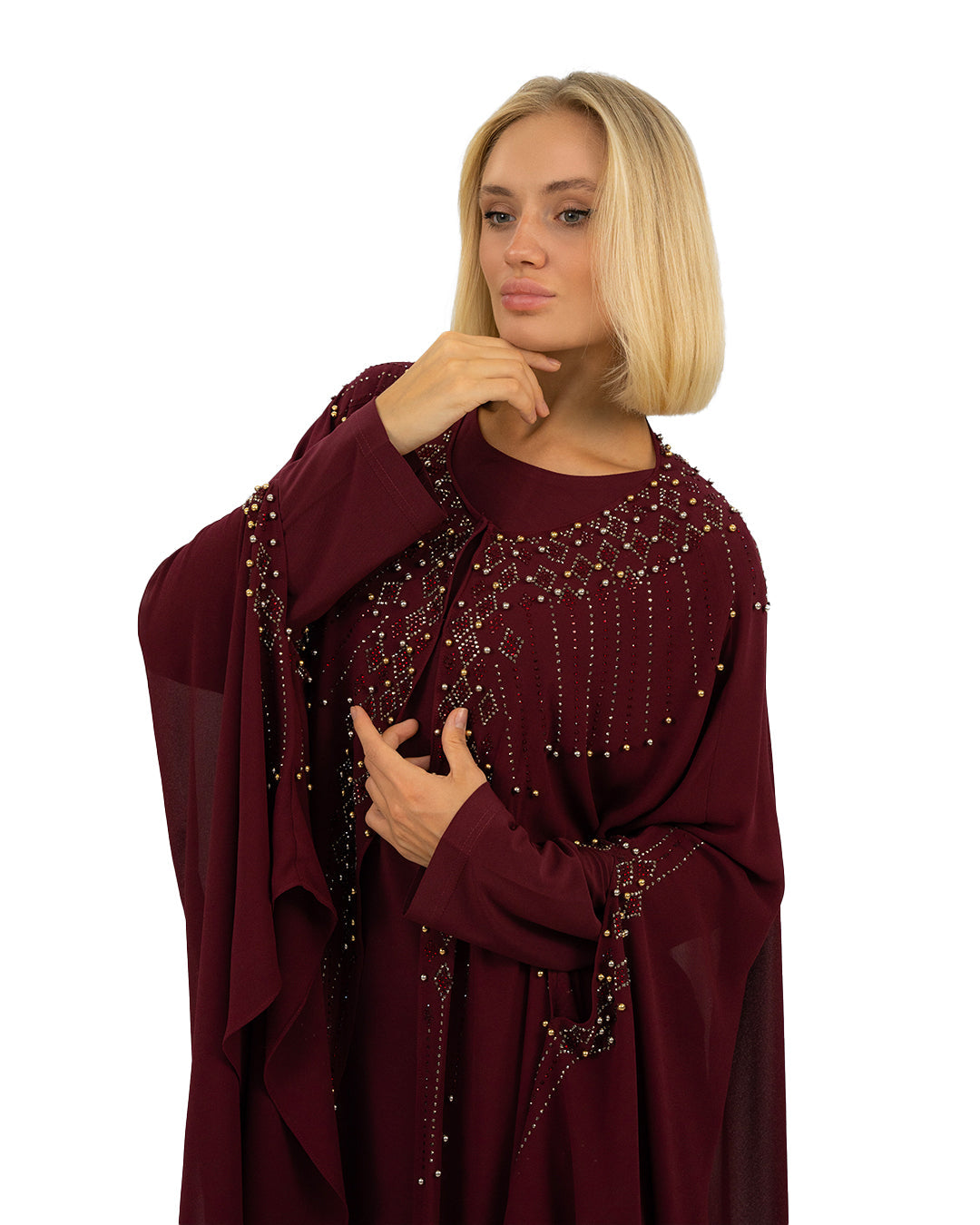 Beaded Bisht 2 pieces