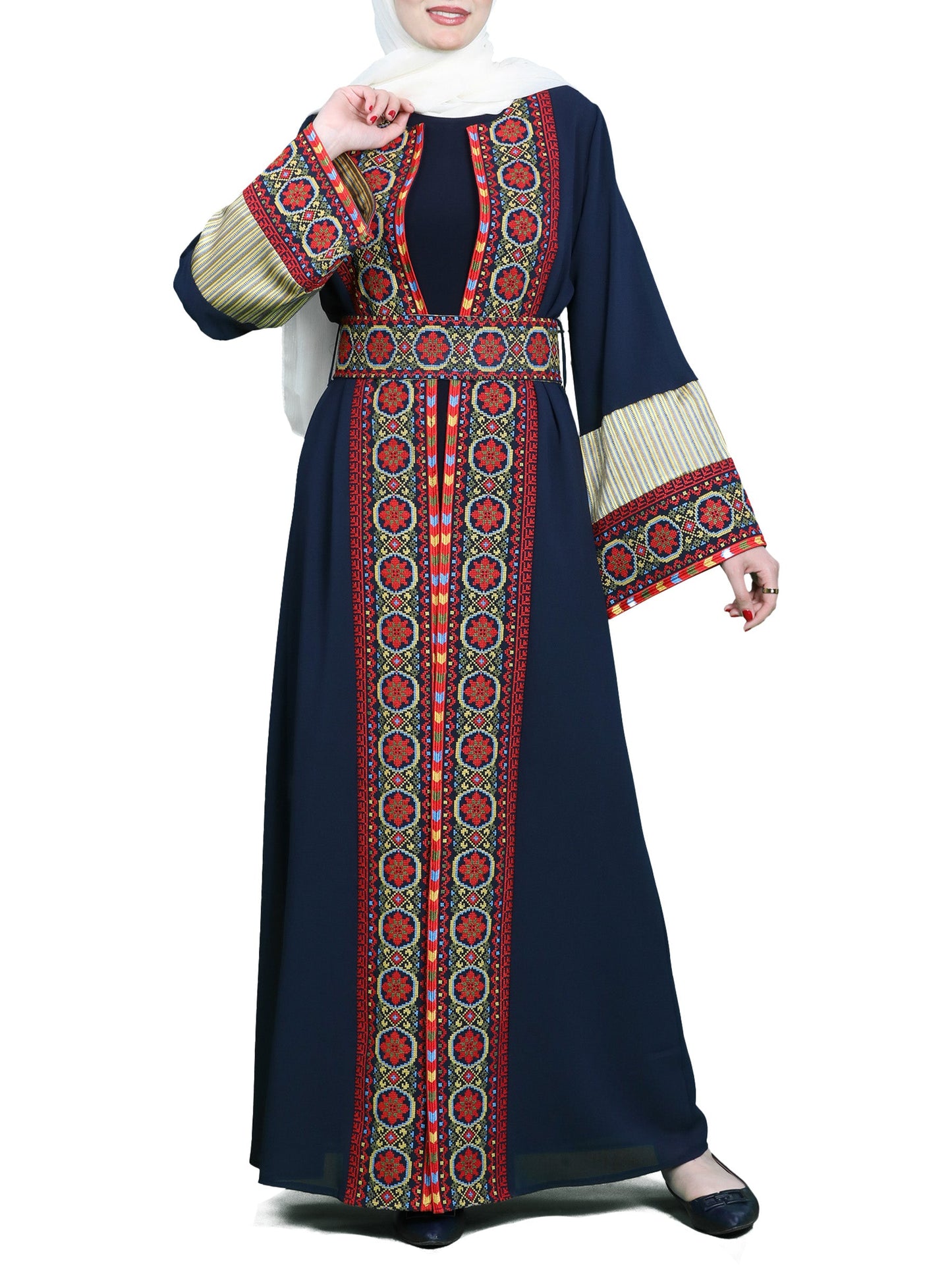 Embroidered Bisht 2 pieces